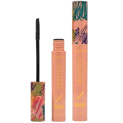 MASCARA PARA CILIOS CURVA E VOLUME HB503 RUBYROSE