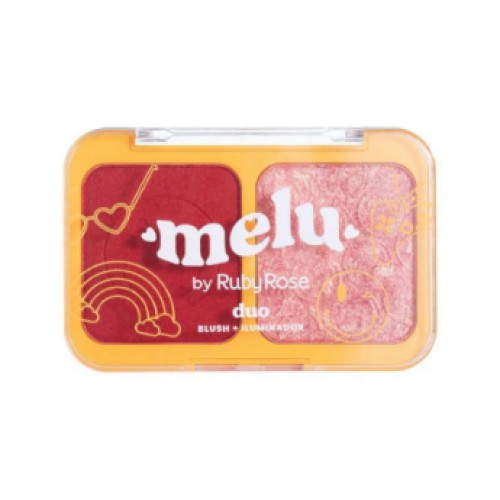 DUO BLUSH + ILUMINADOR 6,85G RR1002-1 GARDEN MELU RUBYROSE